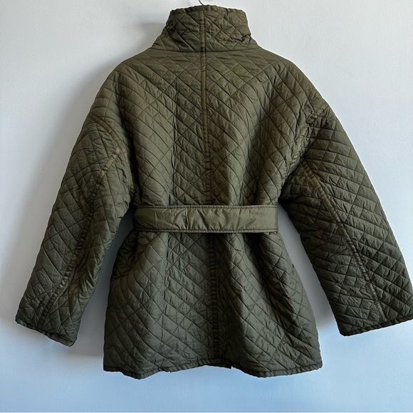 FRAME Quilted Drape Neck Coat/Jacket - Picture 6 of 13